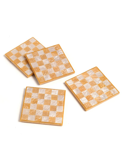 Citris Check Coaster - Set of 4