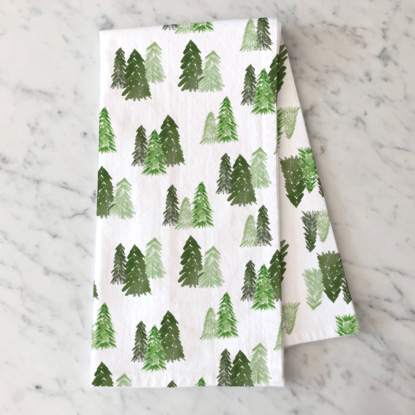 Merry Pines Tea Towel
