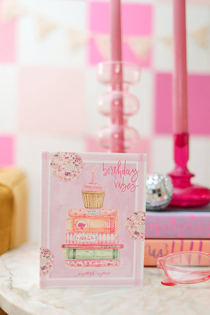 Booked Birthday Card