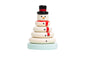 Frosty Stacks: Wooden Snowman Stacking Toy Set
