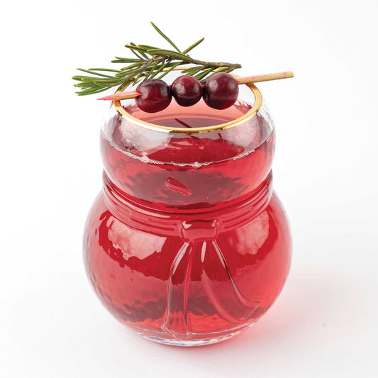 Snowman Cocktail Glass