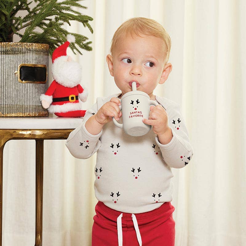 Santa's Favorite Silicone Sippy Cup