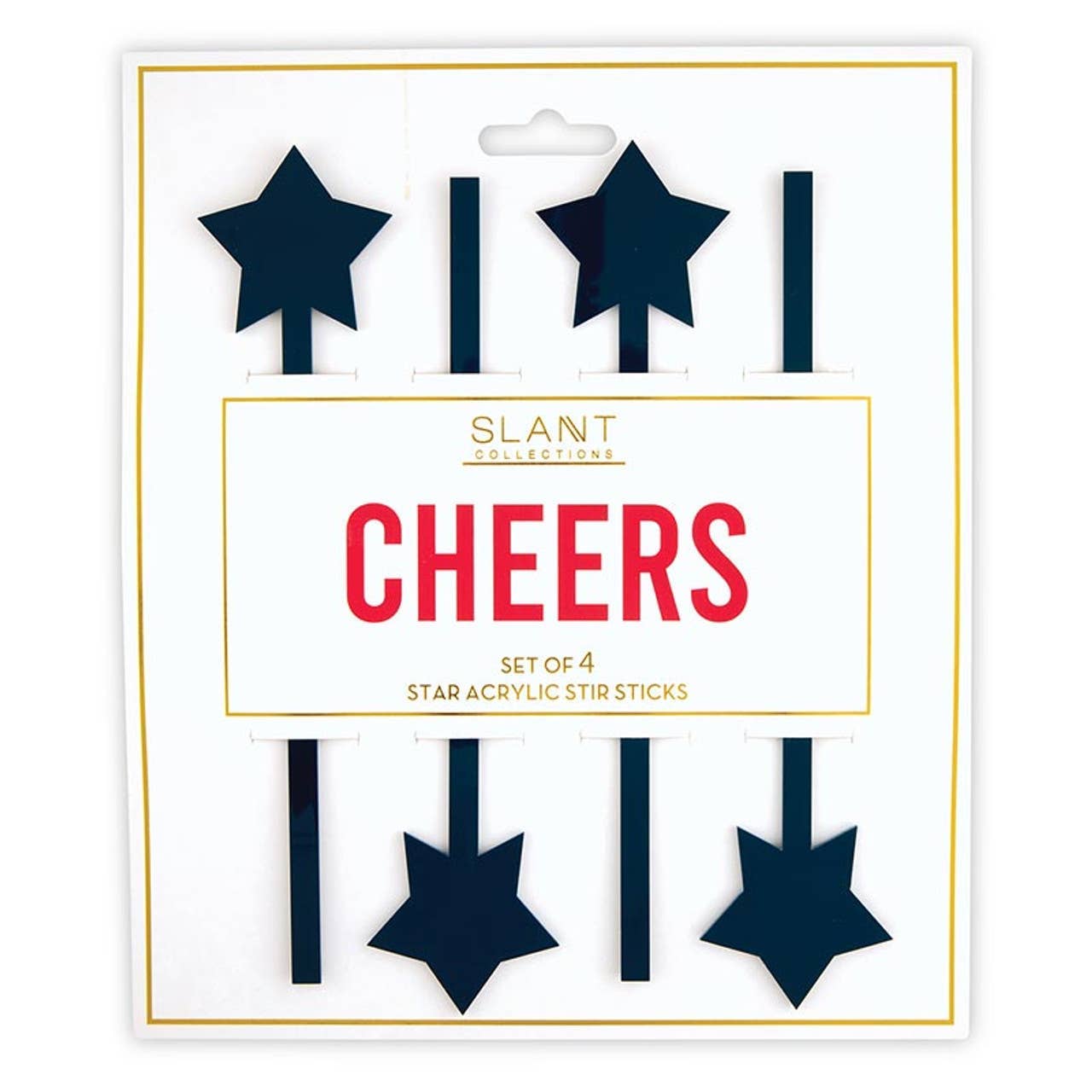 Acrylic Stir Sticks - Stars