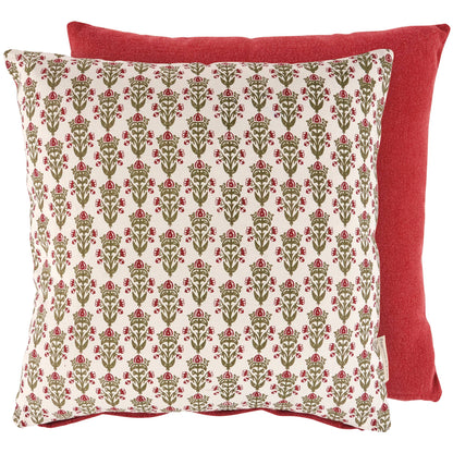 Floral Block Print Pillow