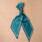 Gingham Green Twirl & Tie Scarf