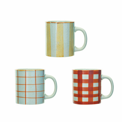 16 oz. Hand-Painted Stoneware Mug