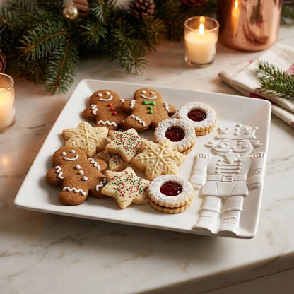 Nutcracker Embossed Platter