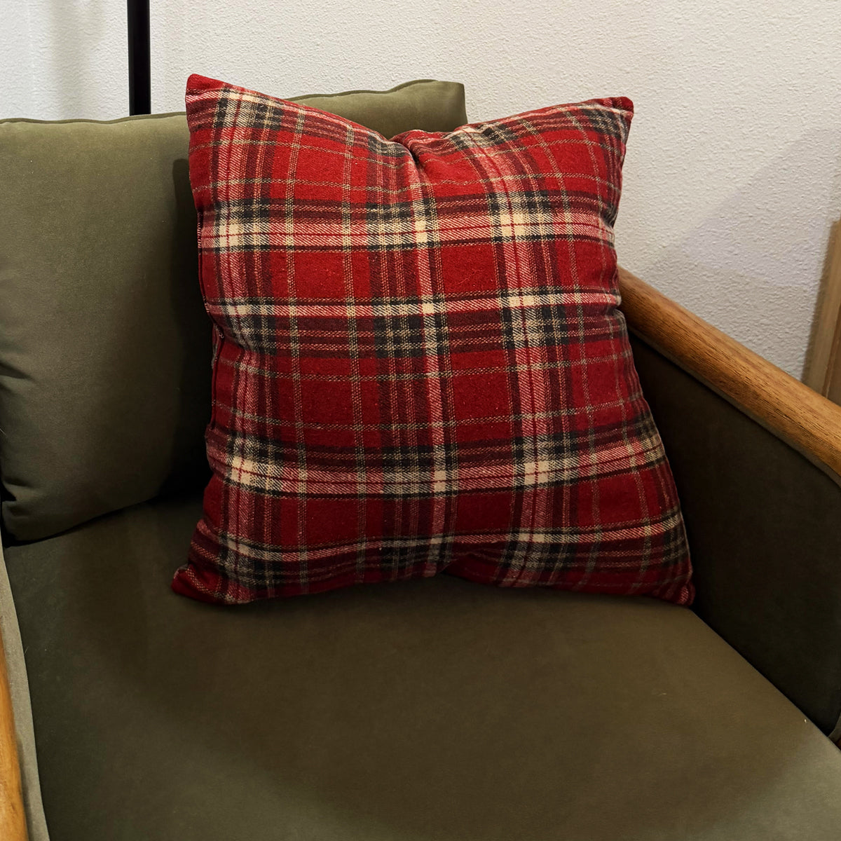 Merry Plaid Pillow