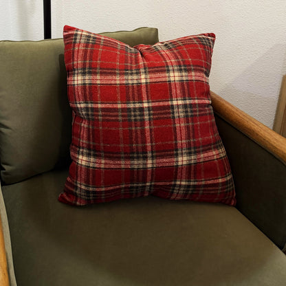 Merry Plaid Pillow